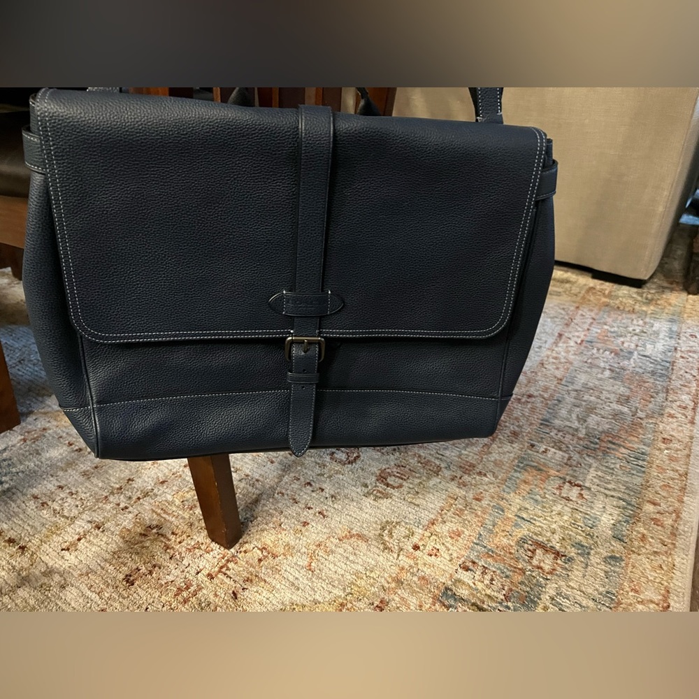 Coach Leather Messenger Bag